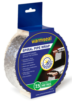 picture of Warmseal Spiral Insulation Pipe Wrap 50mm x 7.5m - [CI-G21401]