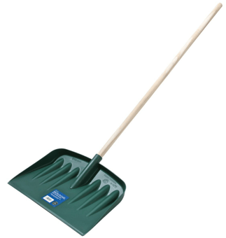 picture of Garland Green Snow Shovel with Wooden Handle - [GRL-W2400]