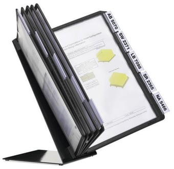 Picture of Durable - VARIO Desk 10 Display Panel - Black - [DL-557001]