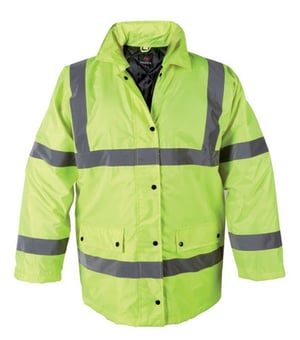 Picture of Proforce - Yellow Class 3 Superior 300D Hi Viz Site Jacket - BR-HJ04YL