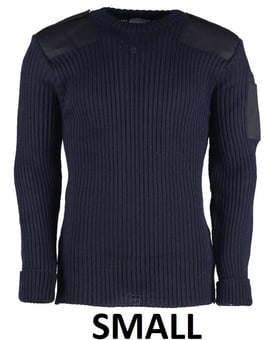 picture of AFE Crew-Neck Navy Blue "NATO" Sweater - Small - [AE-C/NS]