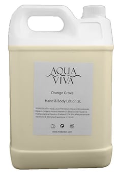 Picture of Aqua Viva Orange Grove 5L Hand & Body Lotion - Box of 2 - [MCS-AVHBL5LTUR]