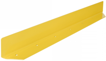 Picture of BLACK BULL Sliding Door Protection Guard - Indoor Use - 10mm Gauge 1,200 x 150 x 100mm - Yellow - [MV-197.13.775]
