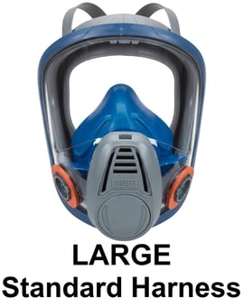picture of MSA - Advantage 3231 - Full Facepiece Respirator - With Twin Bayonet MSA Connection - Large - [MS-10027728] - (LP)
