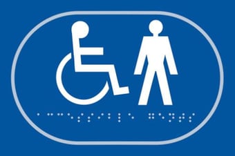 picture of Spectrum Disabled Gentlemen Graphic – Taktyle 225 x 150mm - SCXO-CI-TK0030WHBL