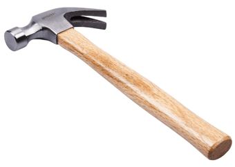 picture of Amtech Claw Hammer With Wooden Handle 450g - [DK-A0400]