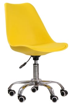 picture of LPD Furniture Orsen Swivel Office Chair - Yellow - [PRMH-LPD-ORSENYELLOW]