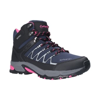 picture of Cotswold Abbeydale Mid Ladies Hiker Boots - Navy/Black/Fuchsia - FS-26900-45205