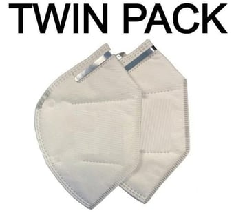 picture of Supreme TTF Fold Flat Disposable Mask - Twin Pack - [HT-K-TWIN] - (DISC-W)