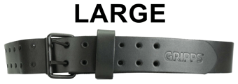 picture of Gripps Leather Work Belt 50mm - 10kg - Large - [GPS-H01117-L]