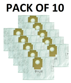 picture of V-TUF Dust Bags to Fit V-TUF RUCKVAC Pack of 10 - [VT-VTM501]