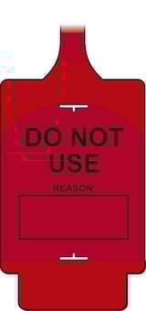 Picture of AssetTag Flex - Do not use 2 (Pk 50 Red) - [SCXO-CI-TGF0650R]
