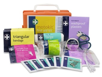 picture of First Aid Motokit - In Orange Case Inc Bulkhead Bracket - [RL-566]