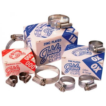 Picture of PACK OF 10 - Jubilee Clips - 9.5mm - 12mm - [HP-JCOOO-MS]