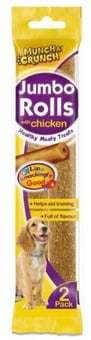 picture of Munch & Crunch Chicken Jumbo Rolls Dog Treats 2 Pack - [PD-MC0141]