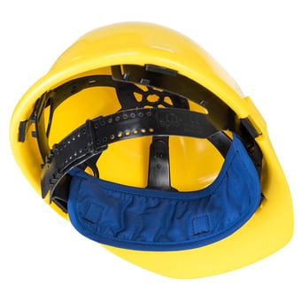 picture of Portwest - Blue Cooling Helmet Sweatband - [PW-CV07BLU] - (PS) - (DISC-R)
