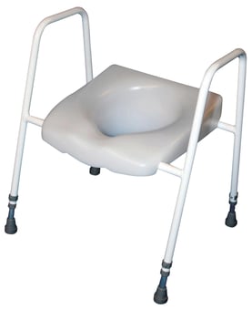 Picture of Aidapt President Raised Toilet Seat and Frame - Adjustable Height - [AID-VR219] - (HP)