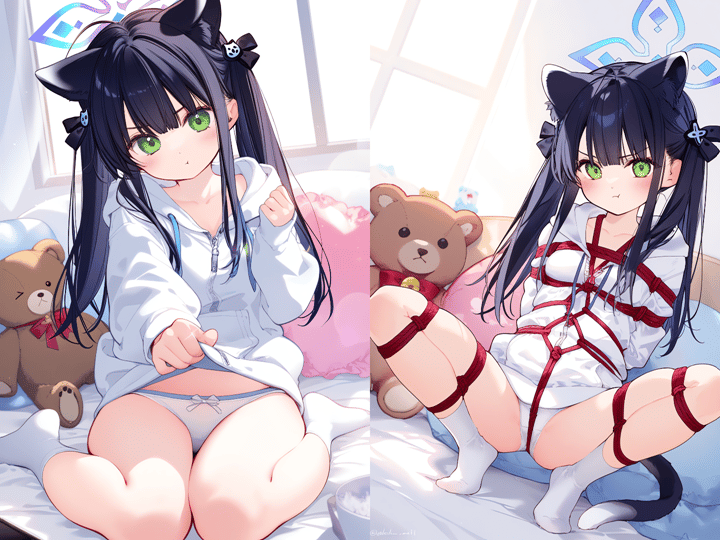 250707春原瞬(小)单白色卫衣不穿裤子展示内内诱惑