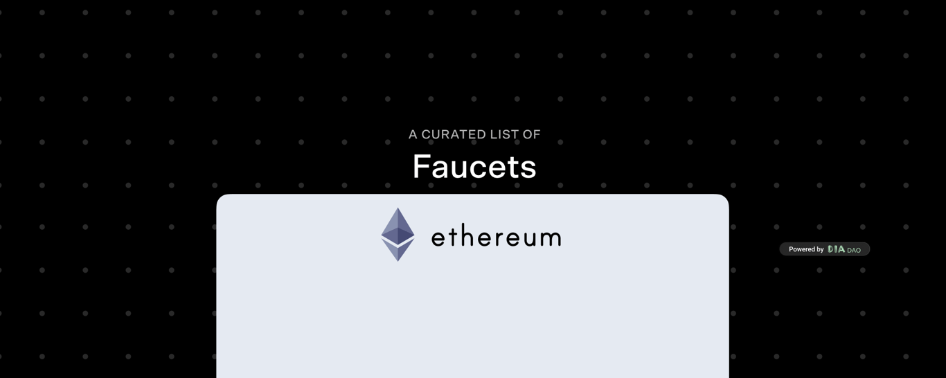 Ethereum Faucets