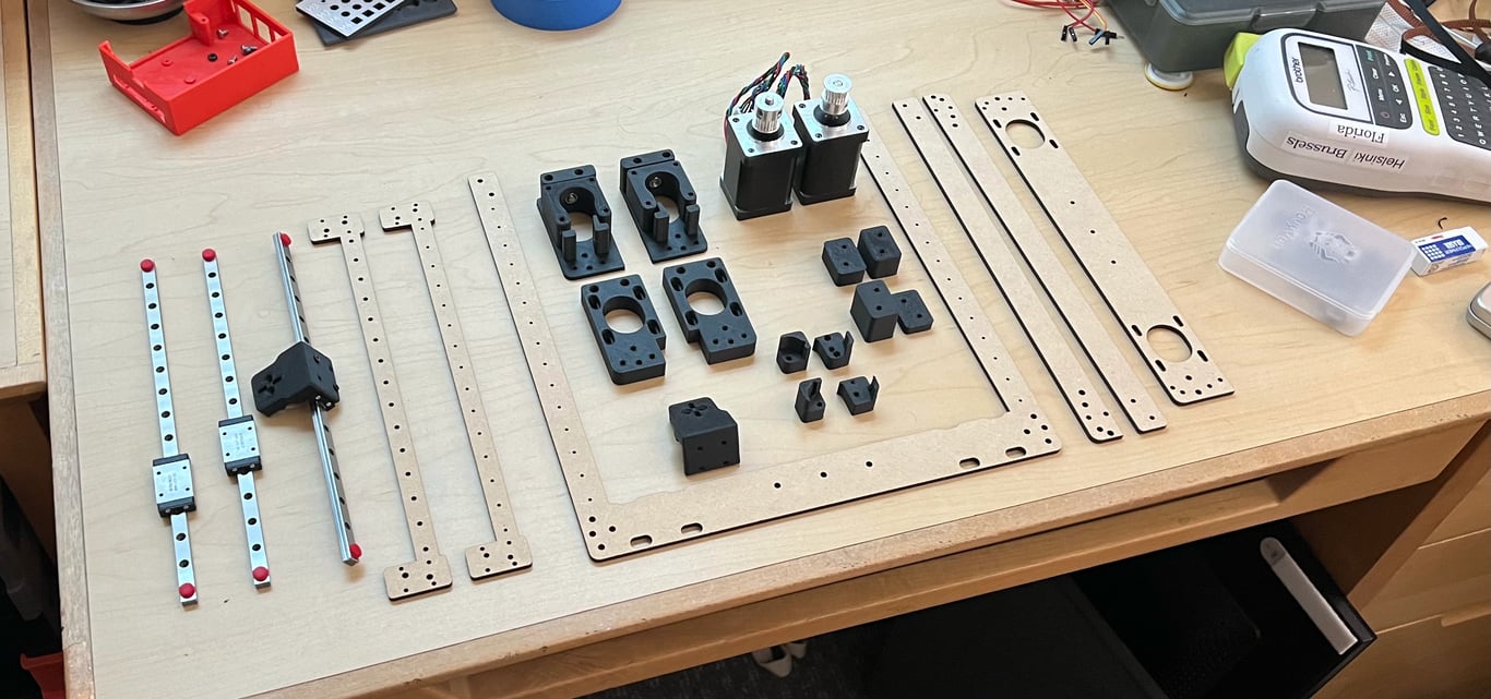 parts for V2 ready for assembly
