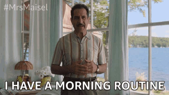 … and you love your little routine!
