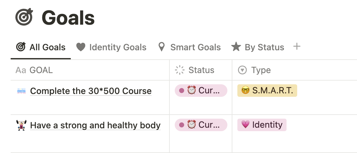 Two simple examples of my current goals