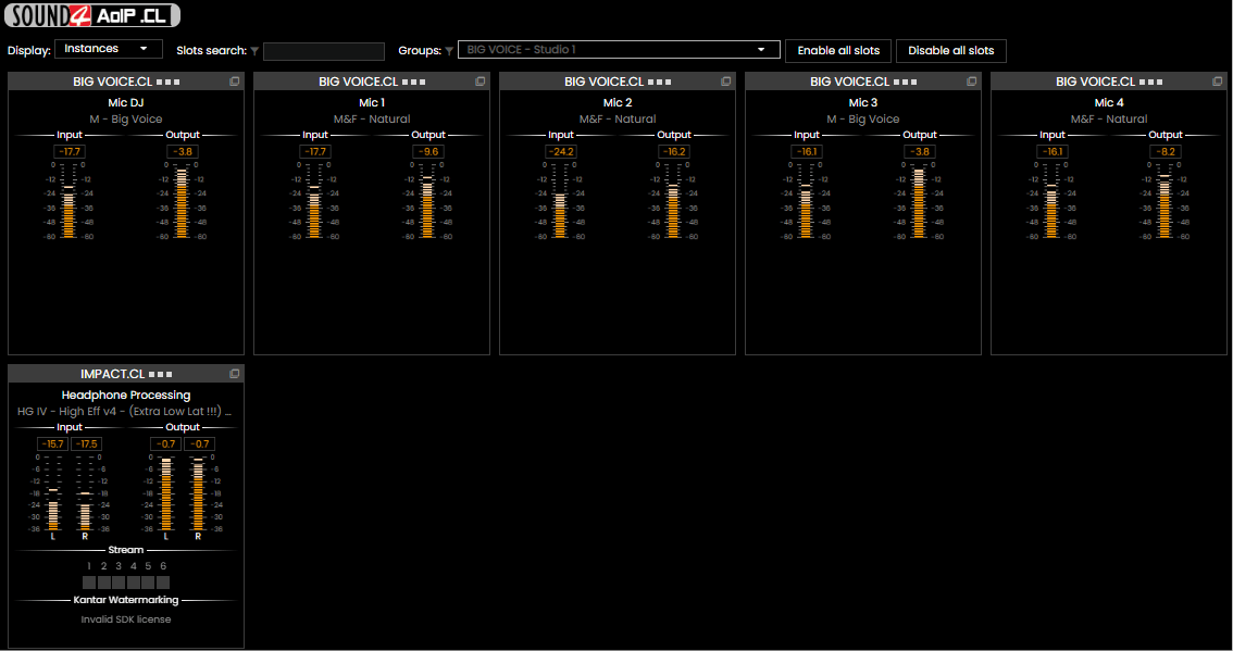 SOUND4 AoIP .CL detailed installation procedure