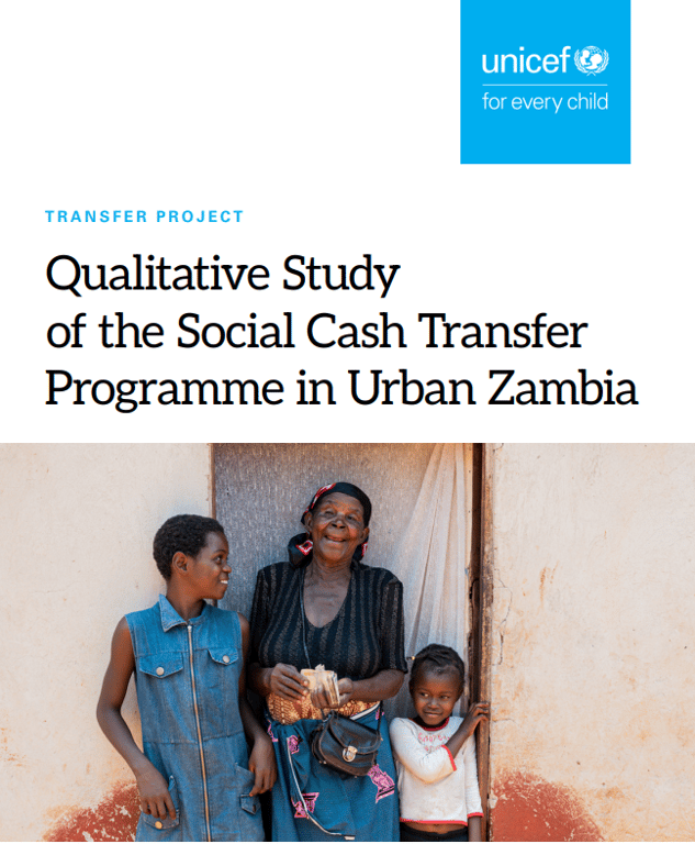 UNICEF Innocenti: Qualitative Study of the Social Cash Transfer Programme in Urban Zambia