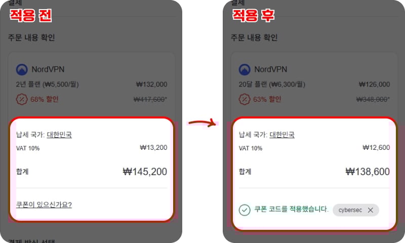 노드VPN 할인코드 사용법