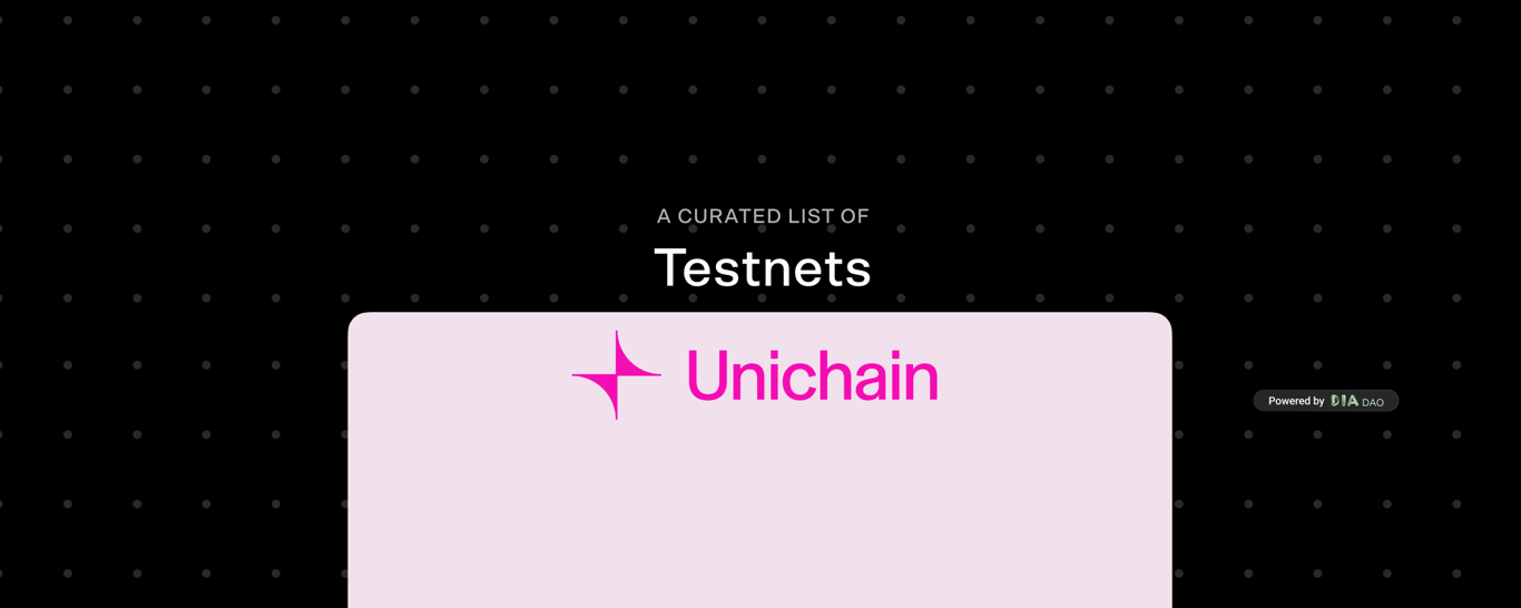 Unichain Testnets