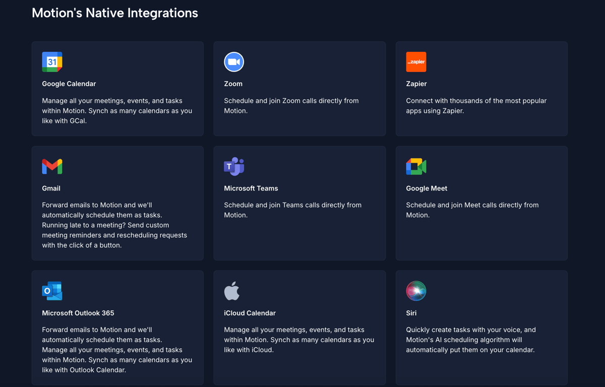 Motion Integrations