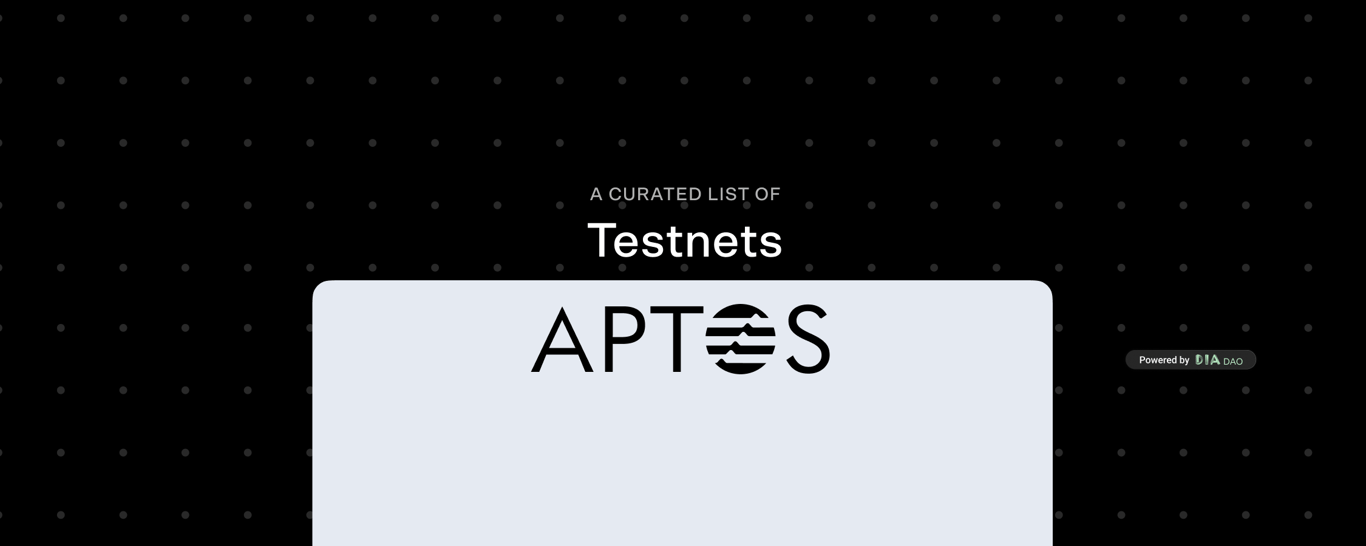 Aptos Testnets