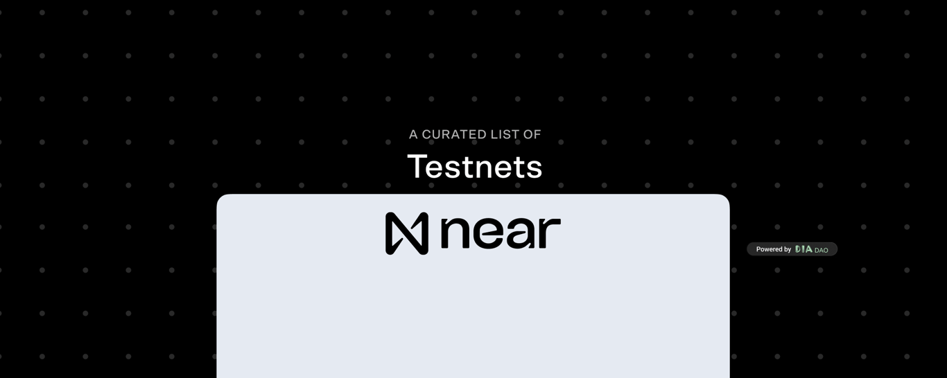 NEAR Testnets
