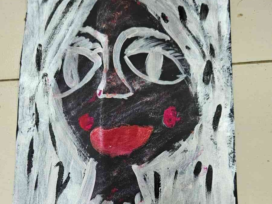 Portrait by 7 year old E