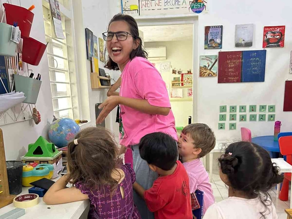 Kids feel comfortable enough to hug facilitators without warning