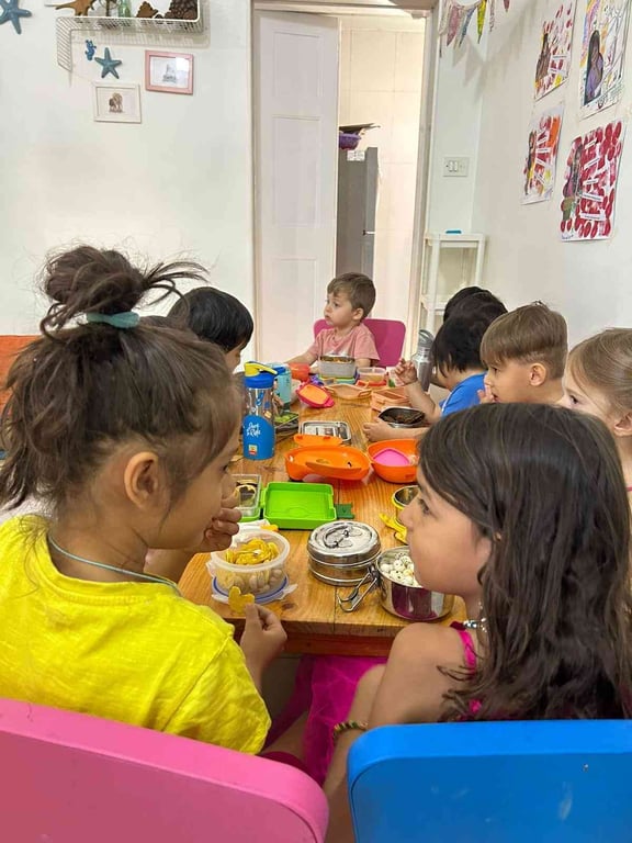 Snack time = chat time