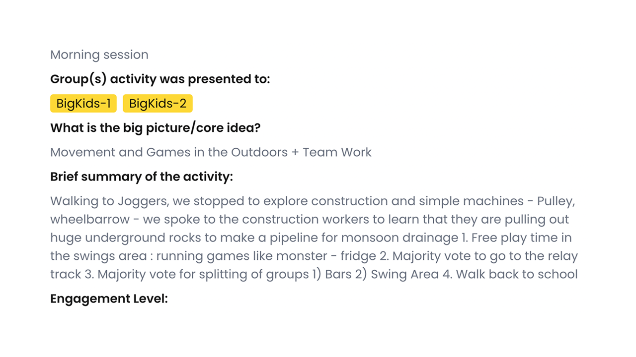 Snapshot of our observation dashboard on Zippie