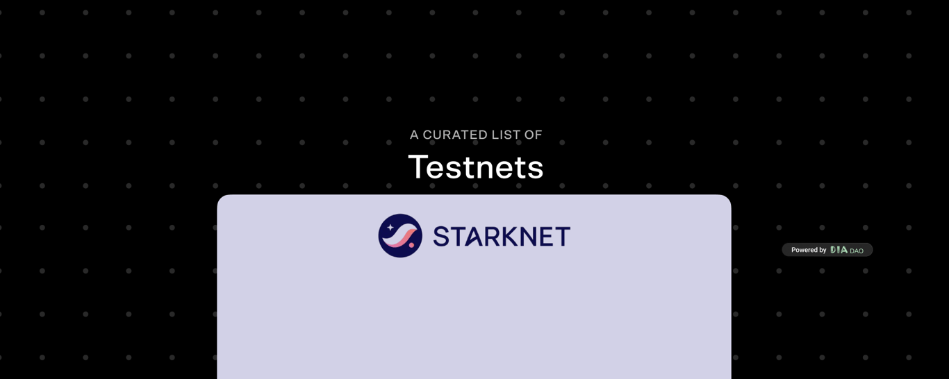 Starknet Testnets