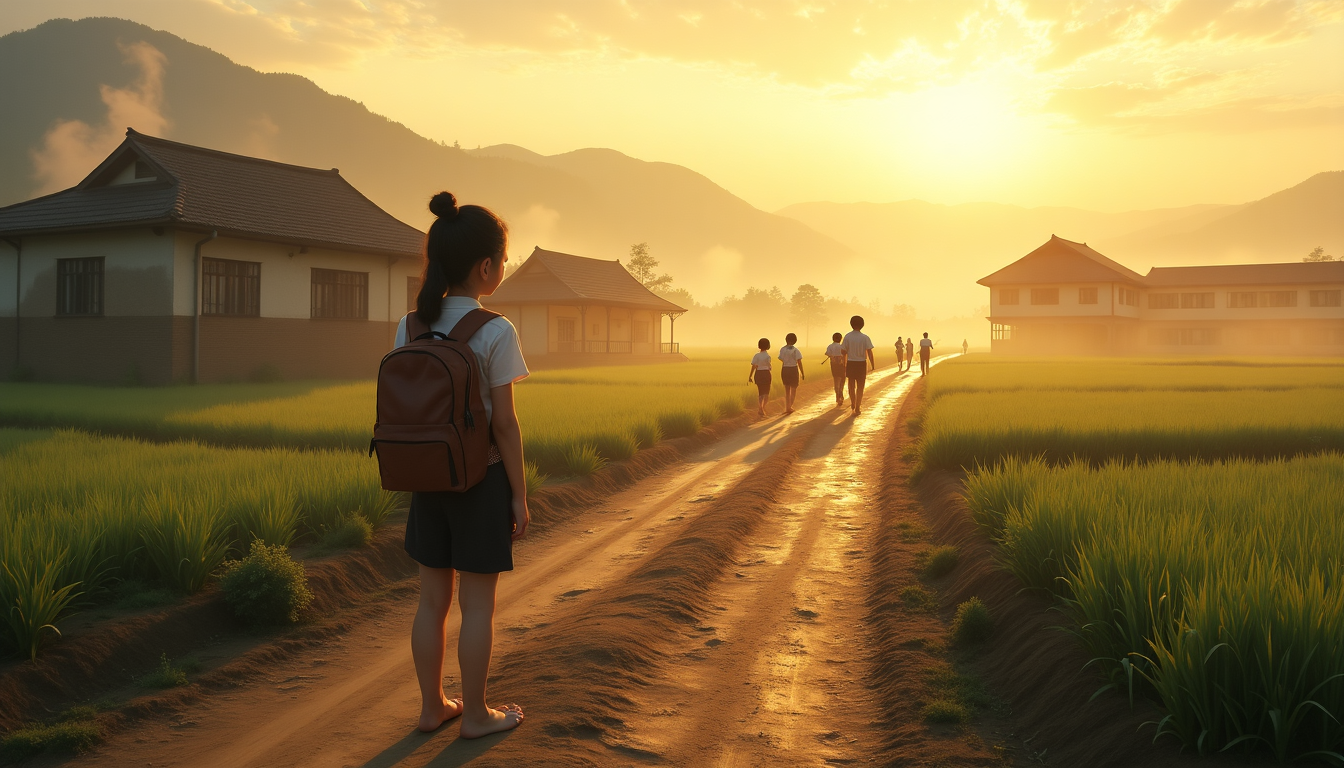 Give Rural Chinese Children the Gift of English