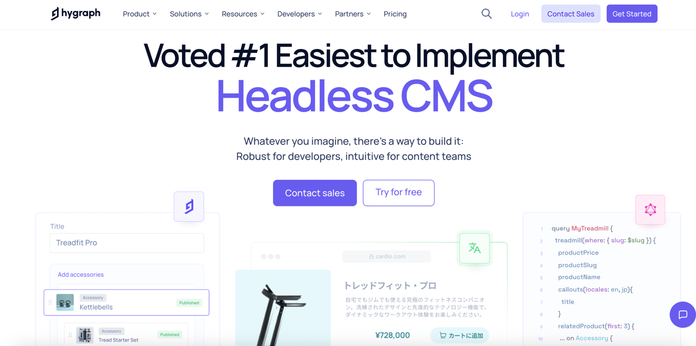 Hygraph headless CMS