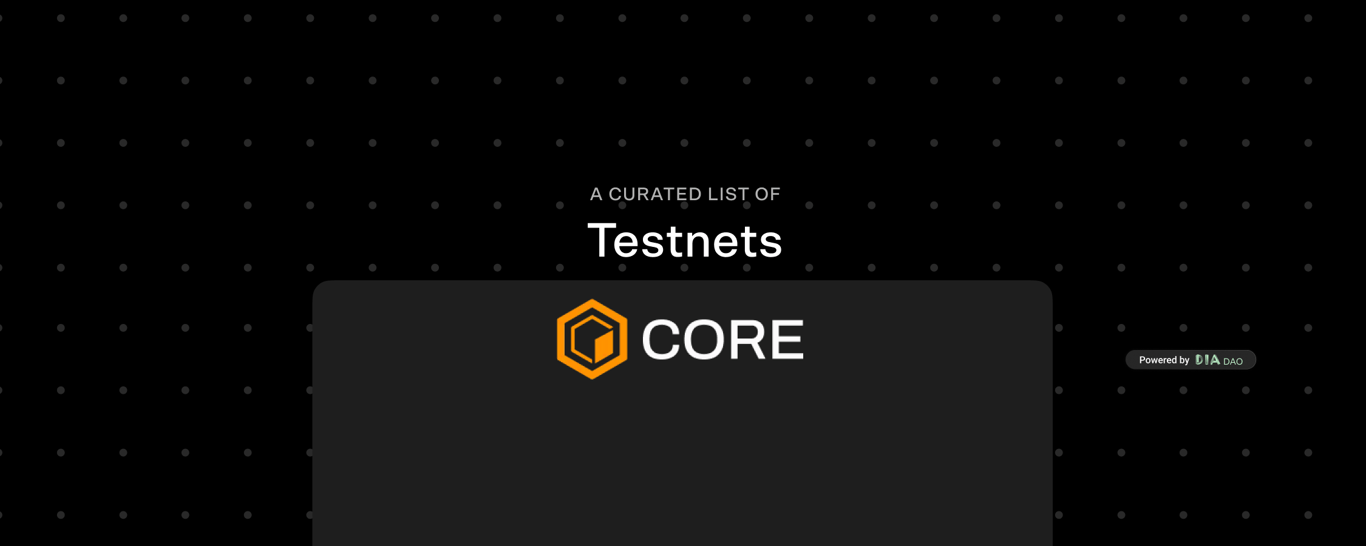 Core Testnets