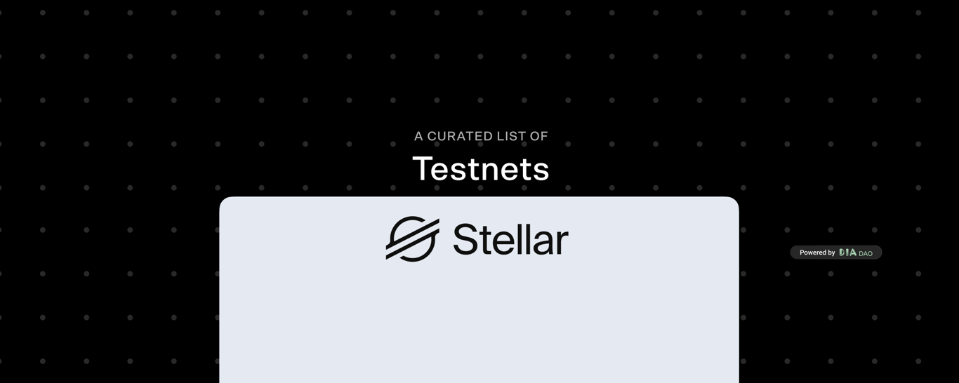 Stellar Testnets