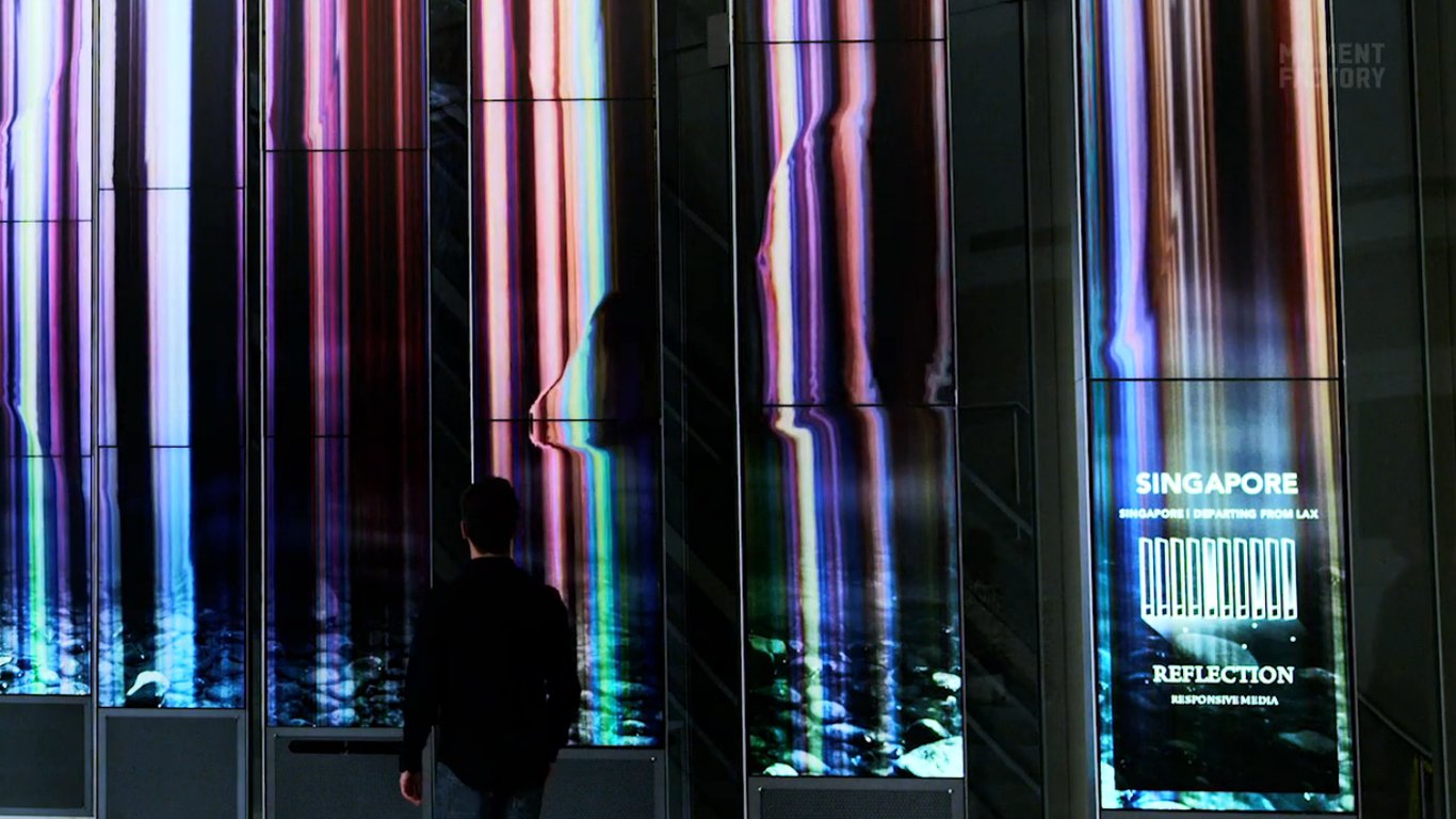 from Moment Factory made for Los Angeles International Airport (LAX)