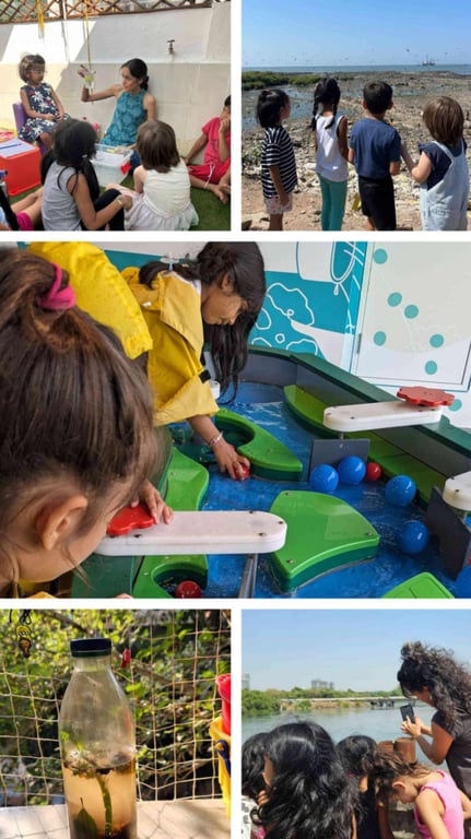 Scenes from our month exploring Water