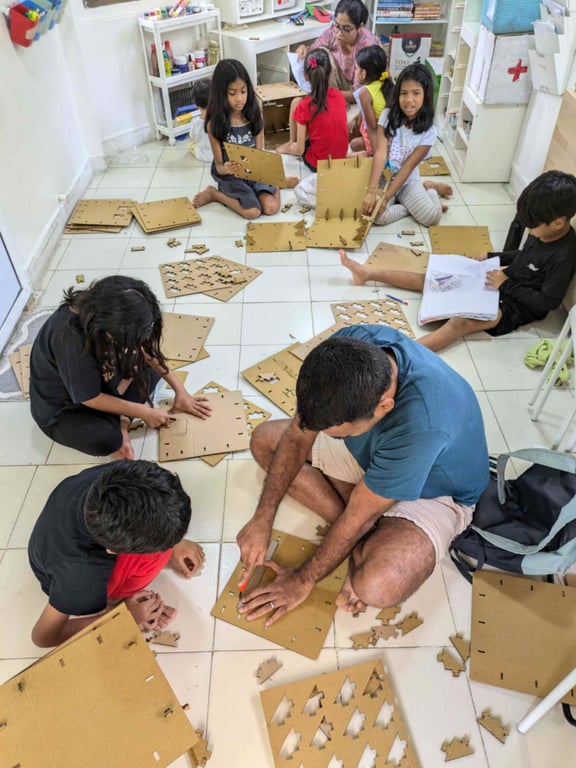 Building their houses in MathLab