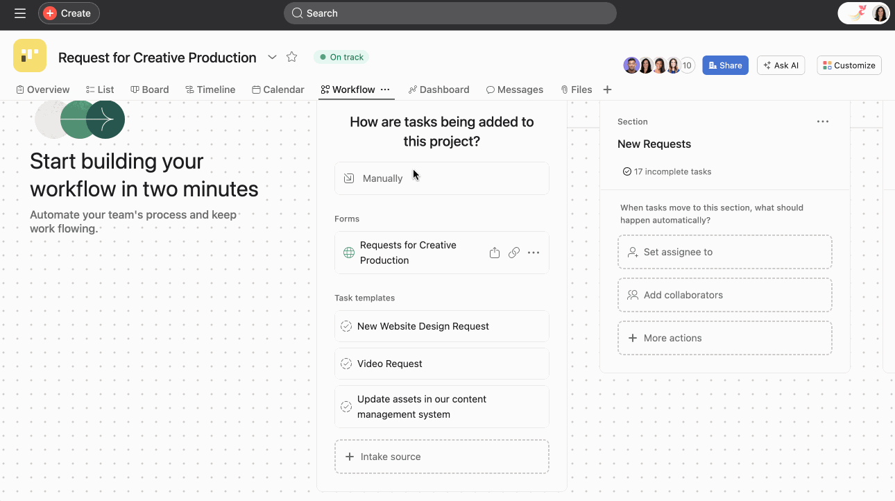 Asana Automation Tool