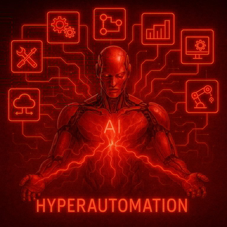 Hiperautomação: Os 4 Exemplos Práticos que Estão Redefinindo o Ritmo das Empresas Inteligentes