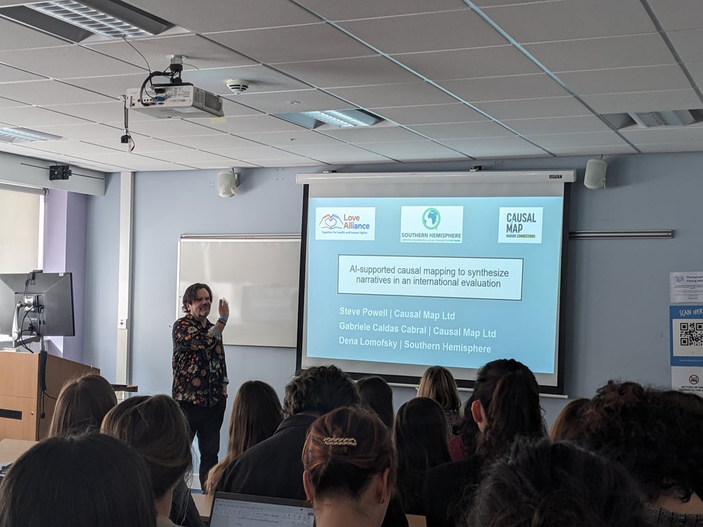 Causal Map presents at UKES 2025