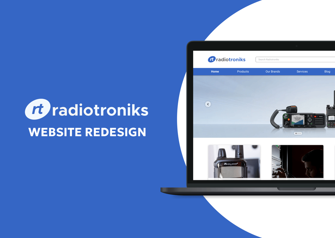 Radiotroniks Website Redesign