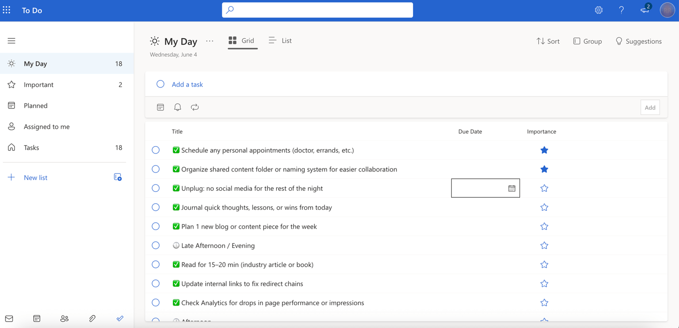 Microsoft To-Do - Task & Workflow Management